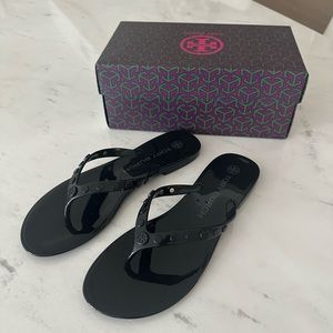 Tory Burch Studded Jelly Sandals